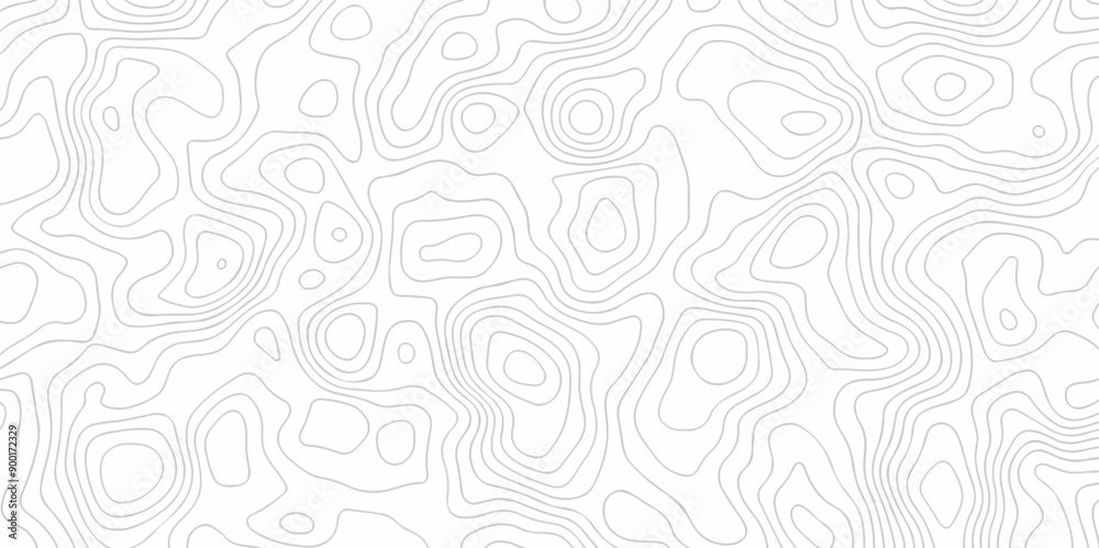 Topography wave line vector grid map. white wave line geography landscape Topo contour map on white background. Geographic mountain relief diagram line wave carve pattern. Topography wave line vector grid map. white wave line geography landscape Topo contour map on white background. Geographic mountain relief diagram line wave carve pattern.