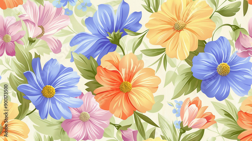 background with flowers