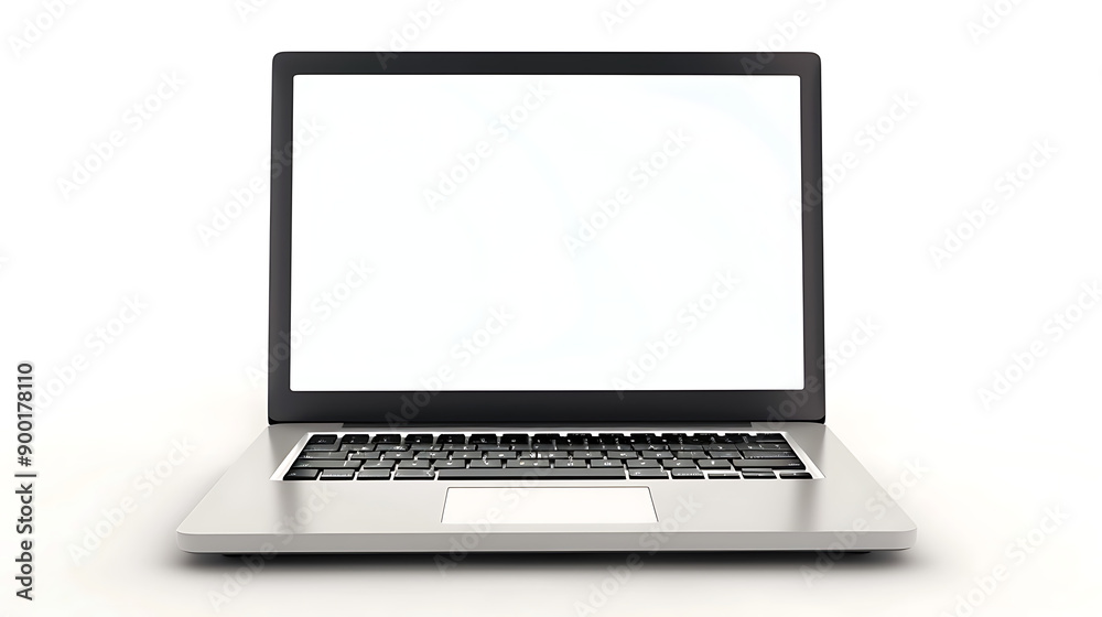 laptop computer on white background laptop computer on white background