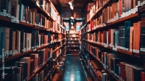 books in the library