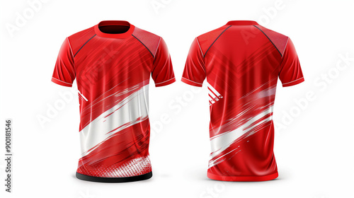 Sports t-shirt jersey design concept, sports jersey concept with front and back view for Soccer, Cricket, Football, Volleyball, Rugby, tennis, gaming, basketball, golf, badminton and e-sports uniform 
