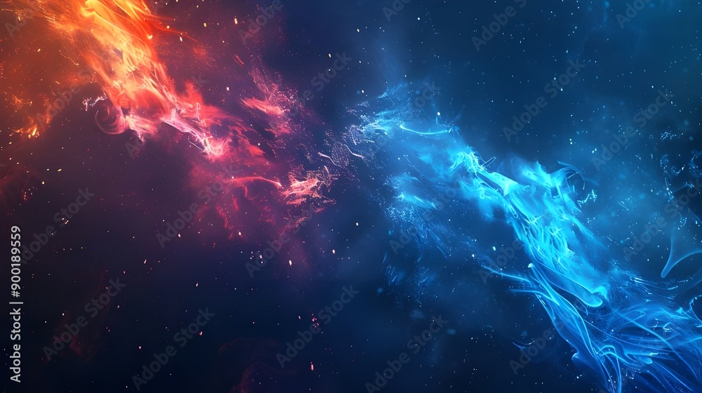 Abstract dynamic wave energy visual vector. Ganerative AI Abstract dynamic wave energy visual vector. Ganerative AI