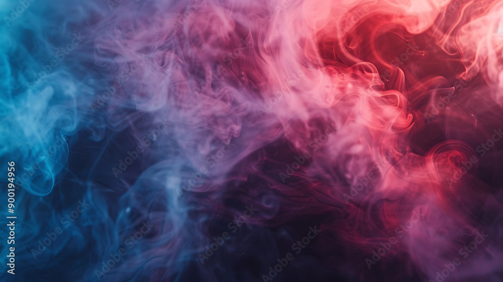 Abstract Smoke In Dark Background