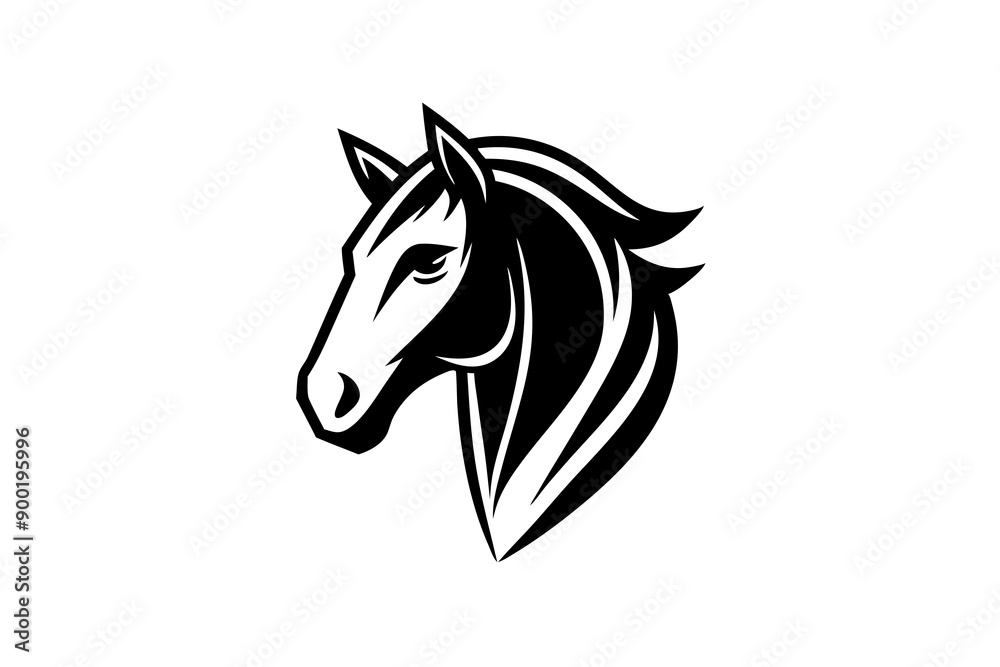 horse head silhouette horse head silhouette