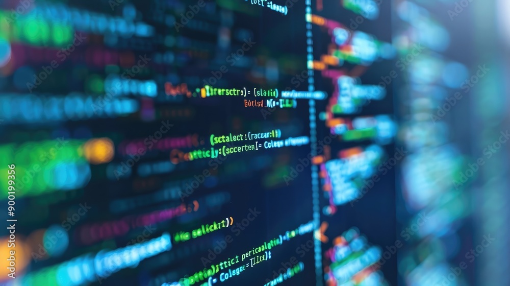 Detailed Macro Photo of Secure Software Code with Emphasis on Security Lock Symbol Detailed Macro Photo of Secure Software Code with Emphasis on Security Lock Symbol