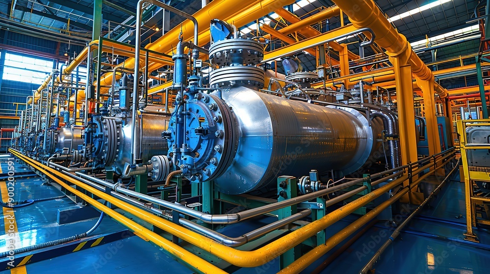 Industrial plant in factory Industrial plant in factory