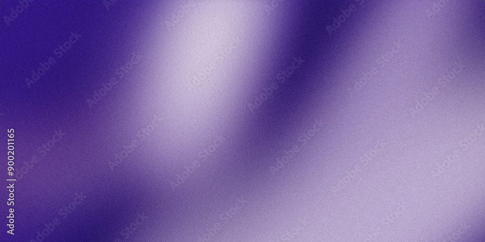 Fototapeta premium Purple and white gradient abstract background with grainy texture and light leaks