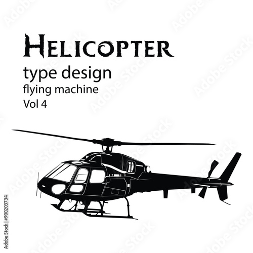 Helicopter type design Vol 4 silhouette Shapes