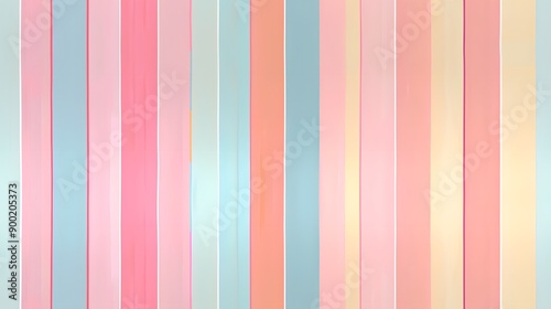 A colorful abstract background featuring vertical stripes in soft pastel hues of pink, blue, and cream. 