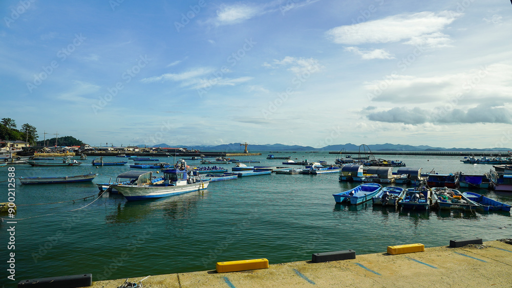boats in the harbor boats in the harbor