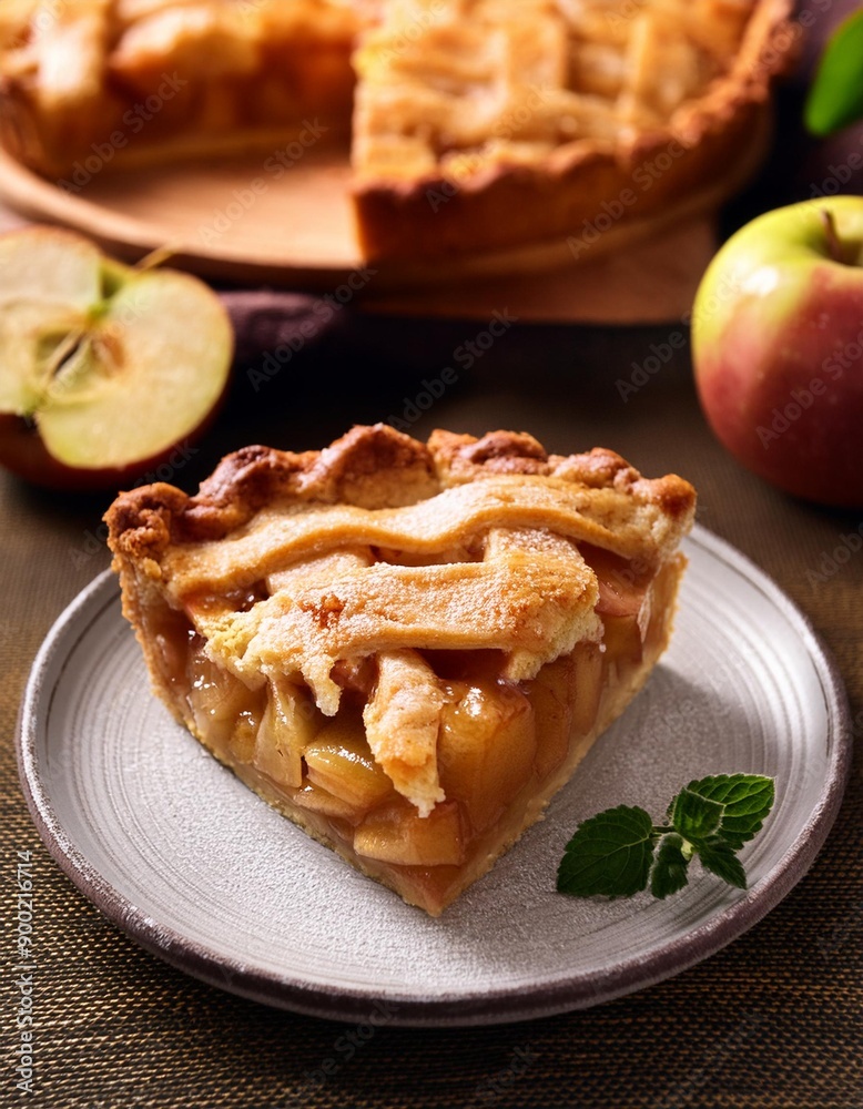 Apple pie slice Apple pie slice