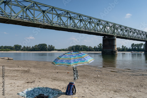 Ponte della Becca bridge panorama perspective landscape vision river Ticino