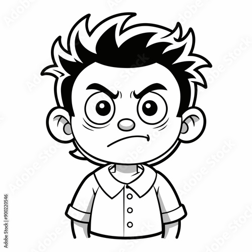 vector illustration of a kid