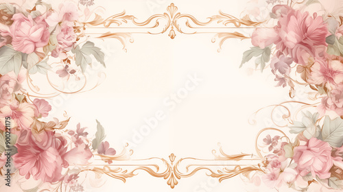 Vintage Rococo style frame