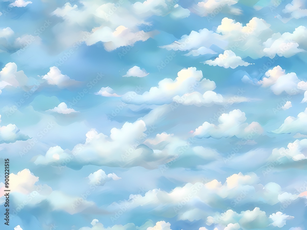 Create a pattern with a soft pastel blue texture that evokes the calmness of a spring sky. Create a pattern with a soft pastel blue texture that evokes the calmness of a spring sky.