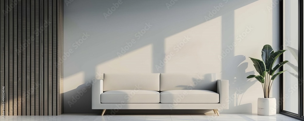Clean, simple spaces with discreet video security cameras, side view, emphasizing unobtrusive safety, digital tone, Triadic Color Scheme Clean, simple spaces with discreet video security cameras, side view, emphasizing unobtrusive safety, digital tone, Triadic Color Scheme