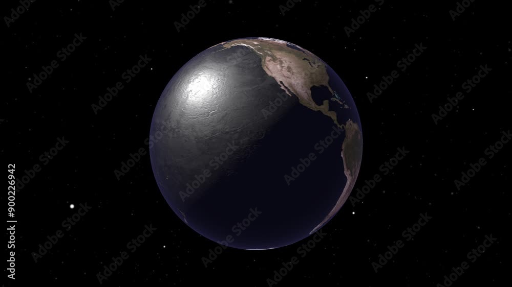 Beautiful Earth in space and Stars Beautiful Earth in space and Stars