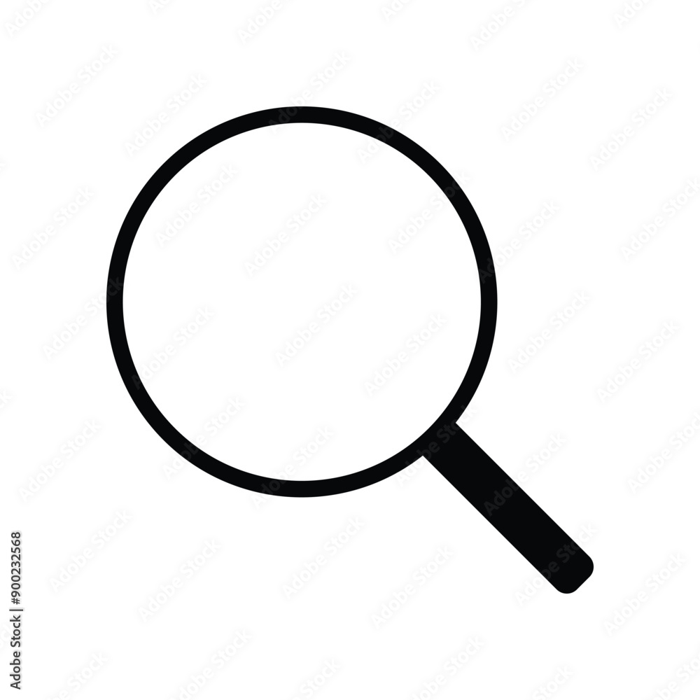 Magnifying glass, search icon vector magnify glass symbol Magnifying glass, search icon vector magnify glass symbol