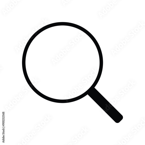 Magnifying glass, search icon vector magnify glass symbol