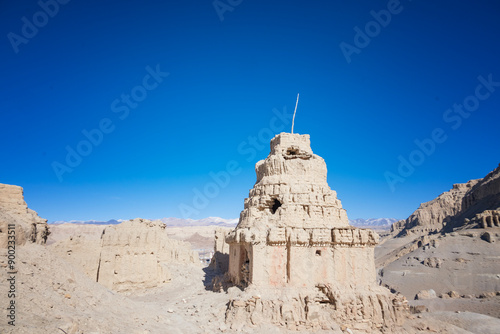 Zanda Earthen Forest in Ngari, Tibet photo