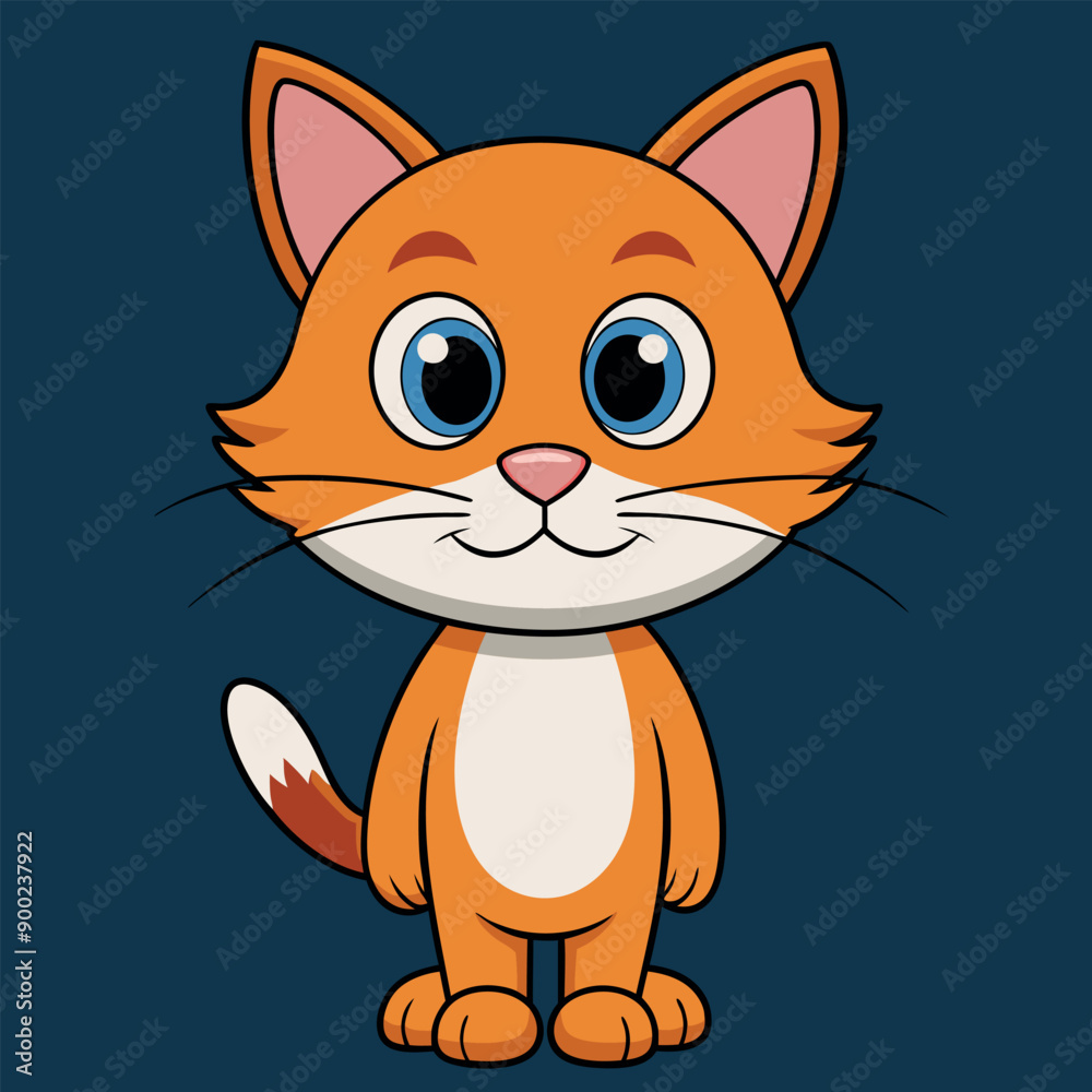 Fototapeta premium Cat Art Design and Cats Background