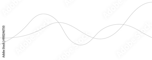 Vector abstract background with dynamic grey waves.
