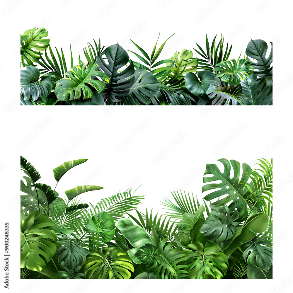 Obraz premium Verdant Canopy: The Heart of the Jungle