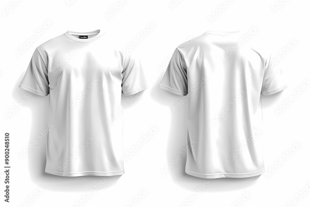T-shirt mockup. White blank t-shirt front and back views. male clothes wearing clear attractive apparel tshirt models template T-shirt mockup. White blank t-shirt front and back views. male clothes wearing clear attractive apparel tshirt models template