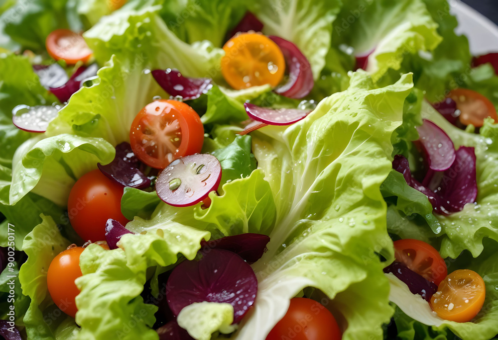 vegetable salad with cheese