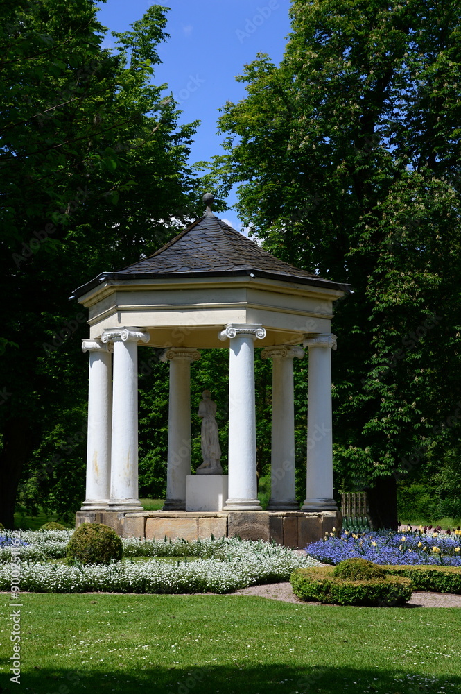 Historical Castle and Park Tiefurt in the Town Weimar, Thuringia Historical Castle and Park Tiefurt in the Town Weimar, Thuringia