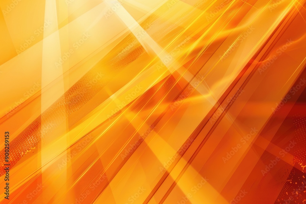 Abstract Orange and Yellow Geometric Shapes Abstract Orange and Yellow Geometric Shapes