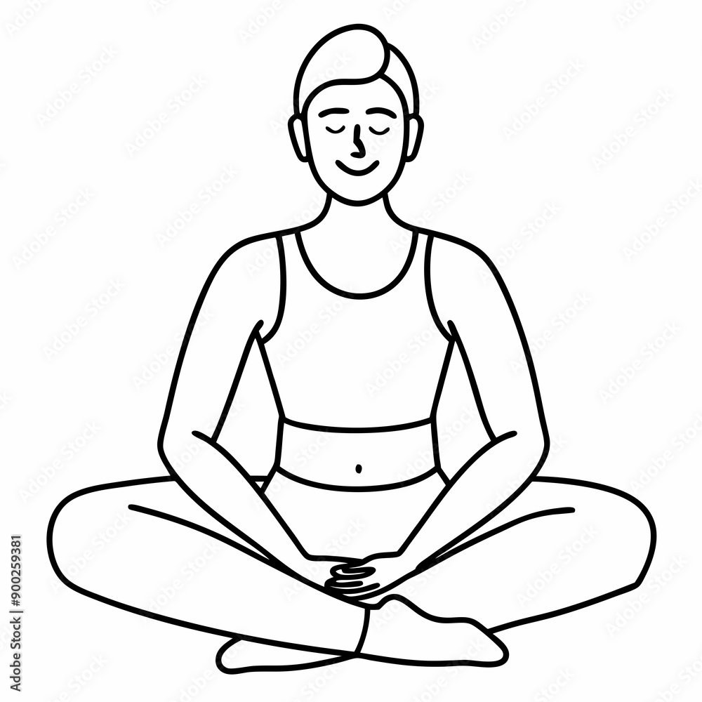 Yoga Poses Vector Yoga Poses Vector