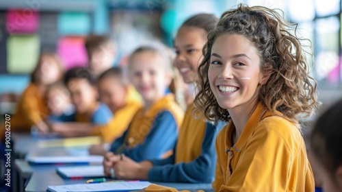 Ensuring Academic Excellence: Supervisor Monitoring Compliance with Educational Standards in an Ethereal Classroom Setting with Selective Focus