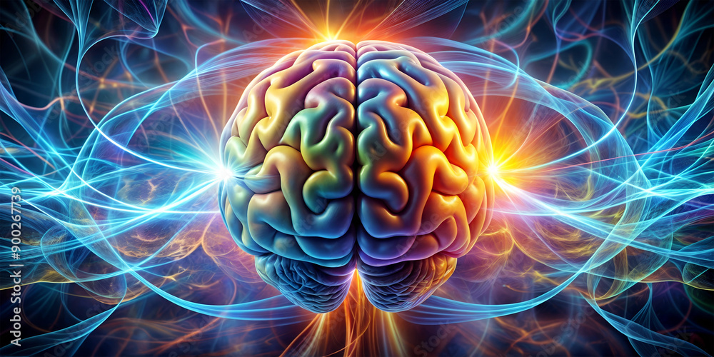 background with brain background with brain
