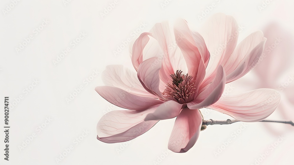 Delicate Pink Magnolia Flower Delicate Pink Magnolia Flower