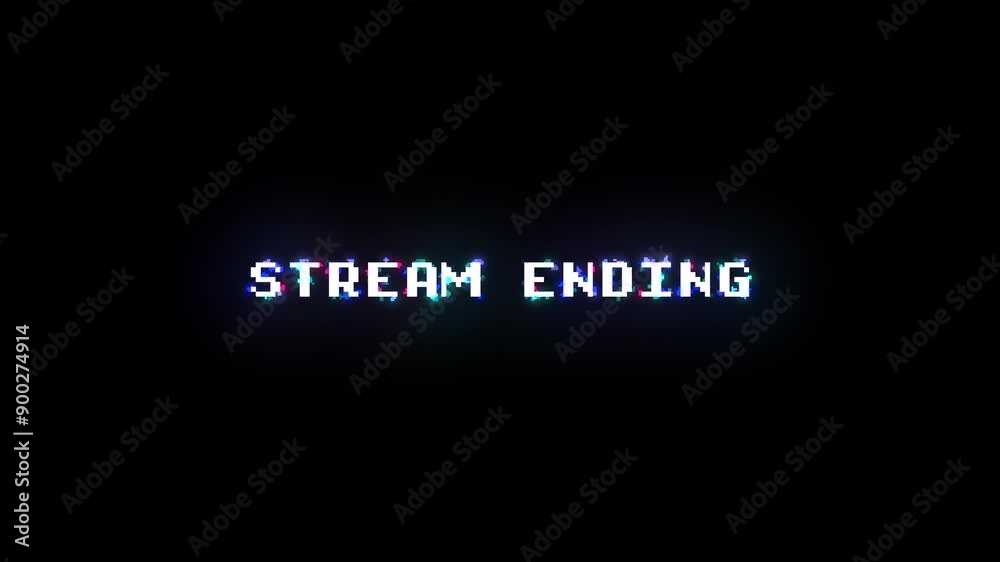 Stream Ending On Retro 8-bit Streaming Banner Loop Stream Ending On Retro 8-bit Streaming Banner Loop