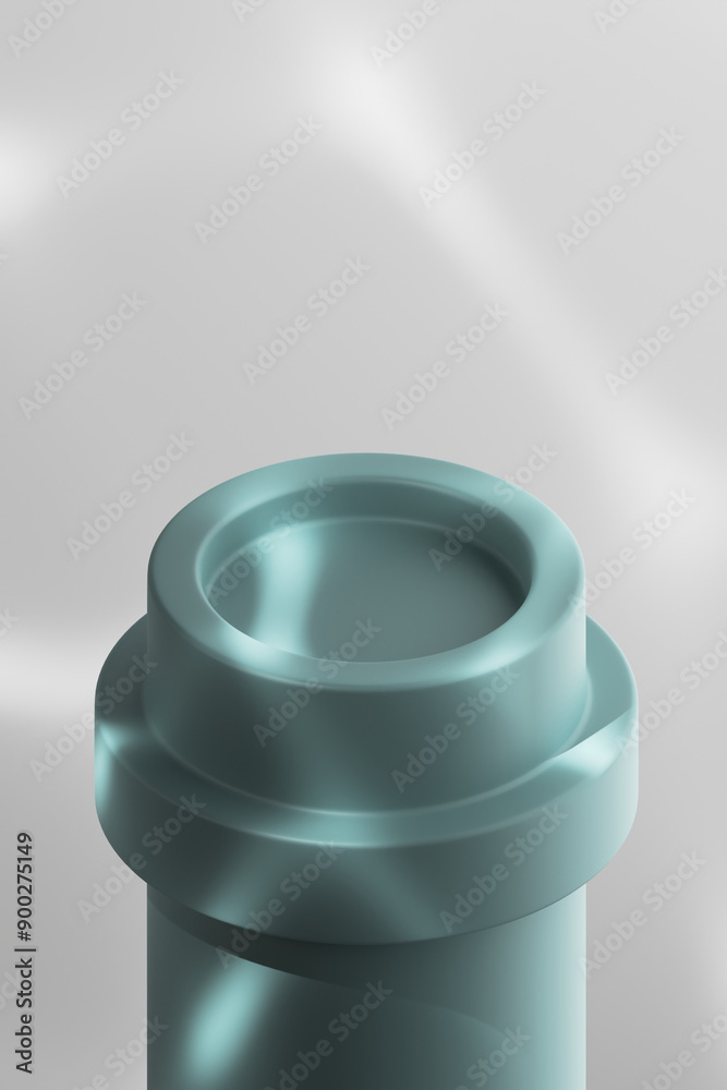 Minimalist Cylindrical Podium for Modern Product Display - 3D Render for Showcase and Presentation Minimalist Cylindrical Podium for Modern Product Display - 3D Render for Showcase and Presentation