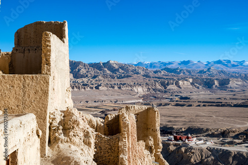 The Ruins of Guge Kingdom/Gurge kingdom in Tibet photo