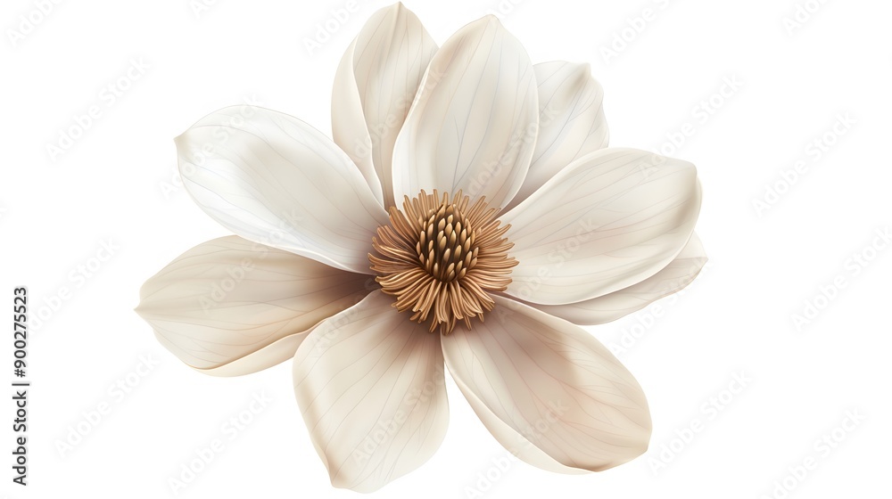 Obraz premium Single Magnolia Flower Bloom