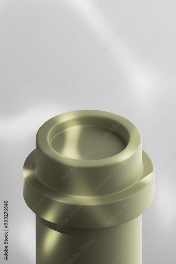 Minimalist Cylindrical Podium for Modern Product Display - 3D Render for Showcase and Presentation Minimalist Cylindrical Podium for Modern Product Display - 3D Render for Showcase and Presentation