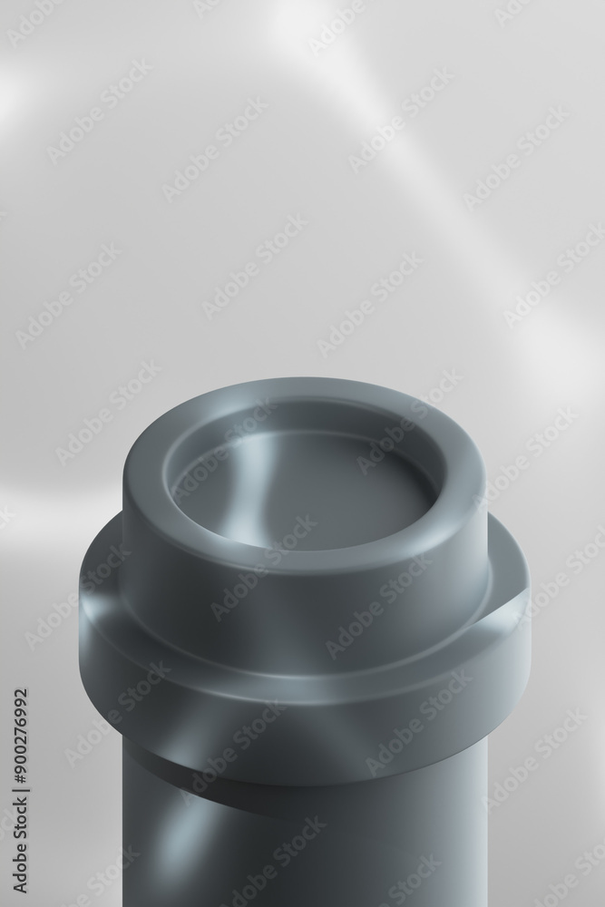 Minimalist Cylindrical Podium for Modern Product Display - 3D Render for Showcase and Presentation Minimalist Cylindrical Podium for Modern Product Display - 3D Render for Showcase and Presentation