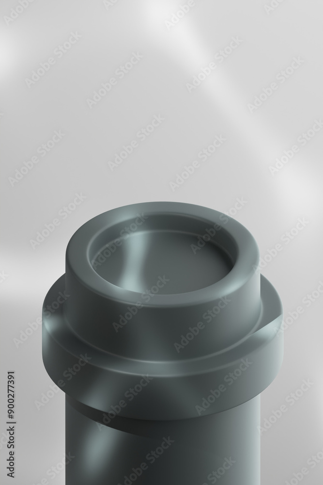 Minimalist Cylindrical Podium for Modern Product Display - 3D Render for Showcase and Presentation Minimalist Cylindrical Podium for Modern Product Display - 3D Render for Showcase and Presentation