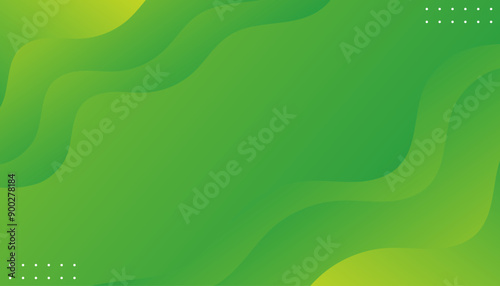 Abstract green wavy background.  Creative illustration for poster, web, landing, page, cover, EPS 10
