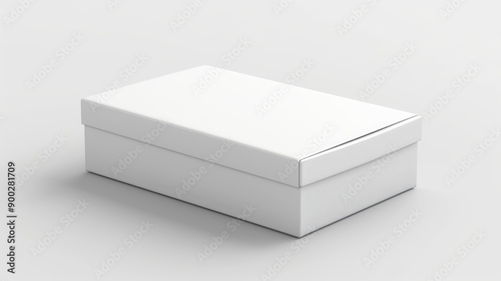 white box container template blank package white box container template blank package