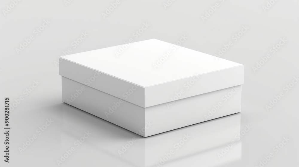 white box container template blank package white box container template blank package