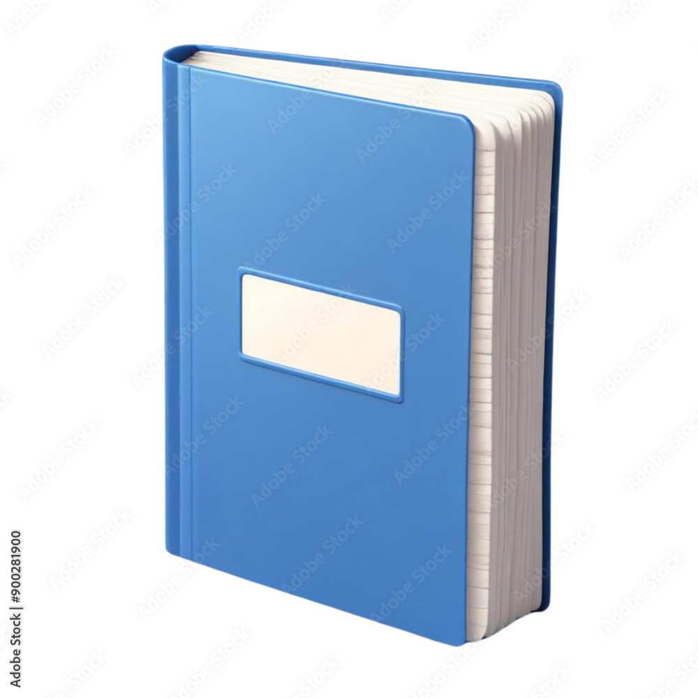 3d notebook on Isolated transparent background png. generated with AI 3d notebook on Isolated transparent background png. generated with AI