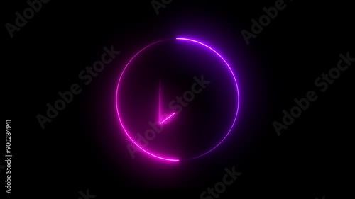 Wallpaper Mural Abstract Audio icon. Glowing pink neon line musical note icon on black background. neon audio icon or sign  Torontodigital.ca