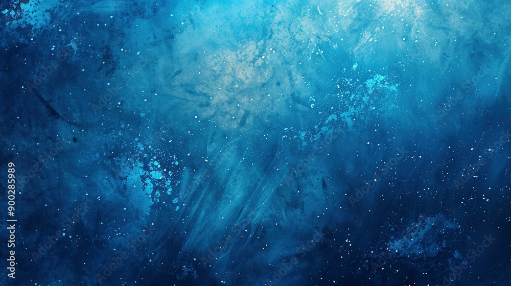 Obraz premium Abstract blue background. Christmas background - generative ai