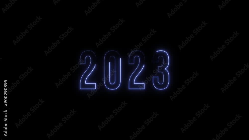 2023 Animation neon effect 