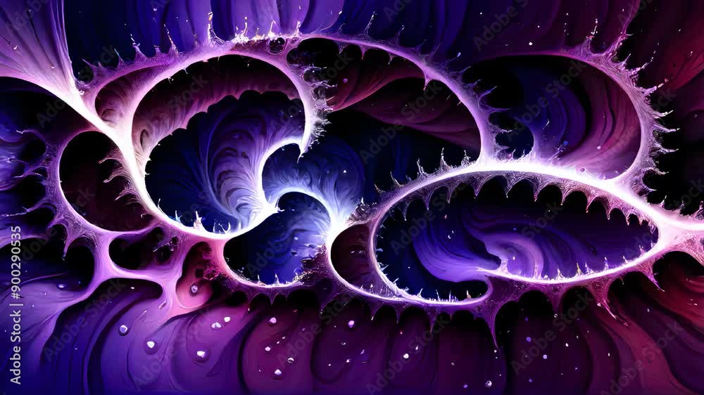 abstract background with purple fractals